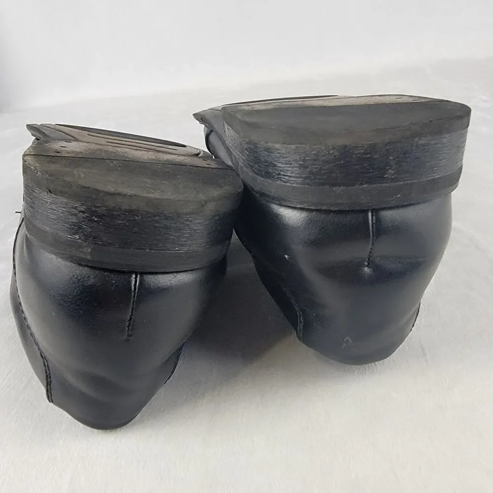 Apt 9 Men's Loafer Cushioned Shoes Casual Black Leather Slip On 10.5 M‎ Formal